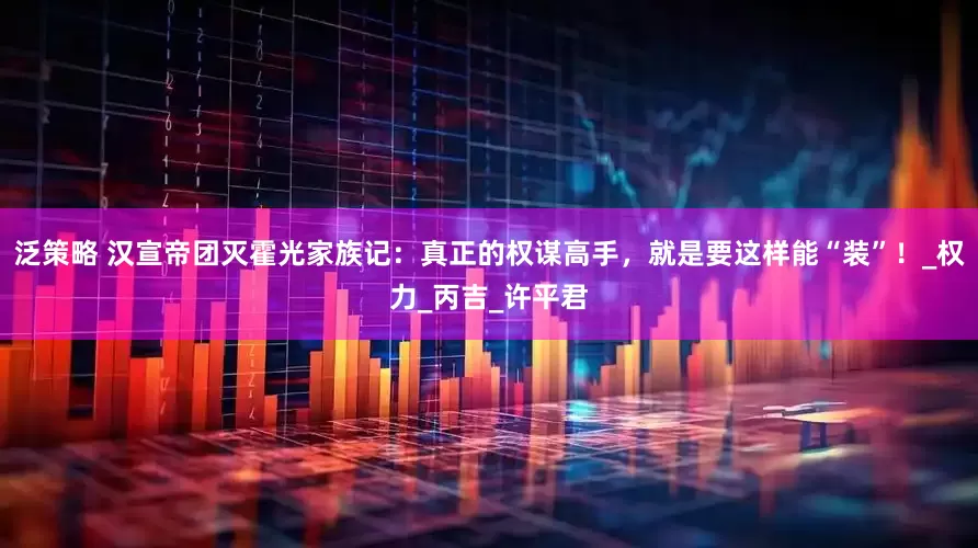 泛策略 汉宣帝团灭霍光家族记:真正的权谋高手,就是要这样能“装”!_权力_丙吉_许平君