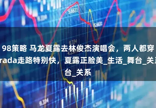 98策略 马龙夏露去林俊杰演唱会，两人都穿prada走路特别快，夏露正脸美_生活_舞台_关系
