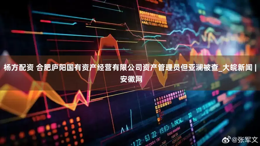 杨方配资 合肥庐阳国有资产经营有限公司资产管理员但亚澜被查_大皖新闻 | 安徽网